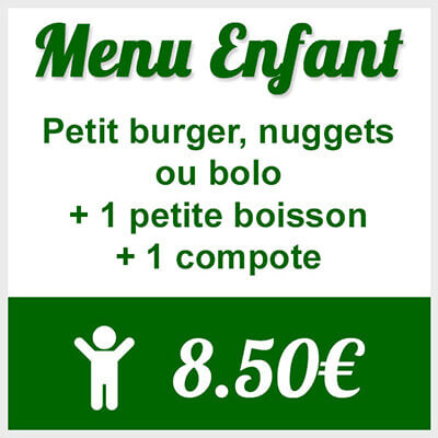 Menu enfant